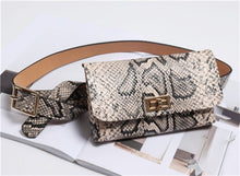Load image into Gallery viewer, Snake Print Belt Bags
