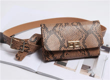 Load image into Gallery viewer, Snake Print Belt Bags