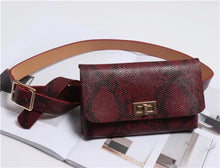 Load image into Gallery viewer, Snake Print Belt Bags