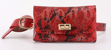 Load image into Gallery viewer, Snake Print Belt Bags