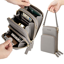 Load image into Gallery viewer, Mini Crossbody Bag with Touch Screen Pouch