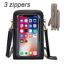 Load image into Gallery viewer, Mini Crossbody Bag with Touch Screen Pouch