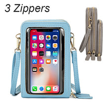 Load image into Gallery viewer, Mini Crossbody Bag with Touch Screen Pouch