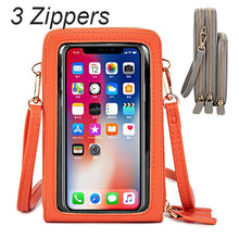 Load image into Gallery viewer, Mini Crossbody Bag with Touch Screen Pouch