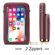 Load image into Gallery viewer, Mini Crossbody Bag with Touch Screen Pouch