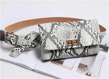 Load image into Gallery viewer, Snake Print Belt Bags
