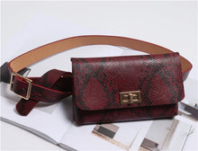 Load image into Gallery viewer, Snake Print Belt Bags
