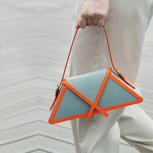 Load image into Gallery viewer, Trapezoid Panel Handbag
