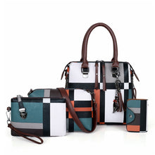 Load image into Gallery viewer, 4pc Messenger Tote Bag Set
